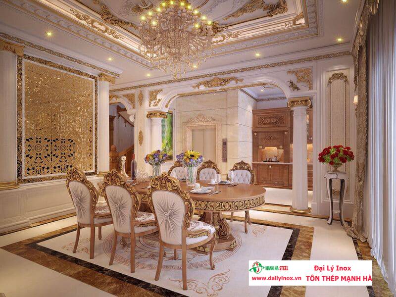 10 Mẫu Thiết Kế Nội Thất Inox Đẹp Mê Hồn Năm 2025
