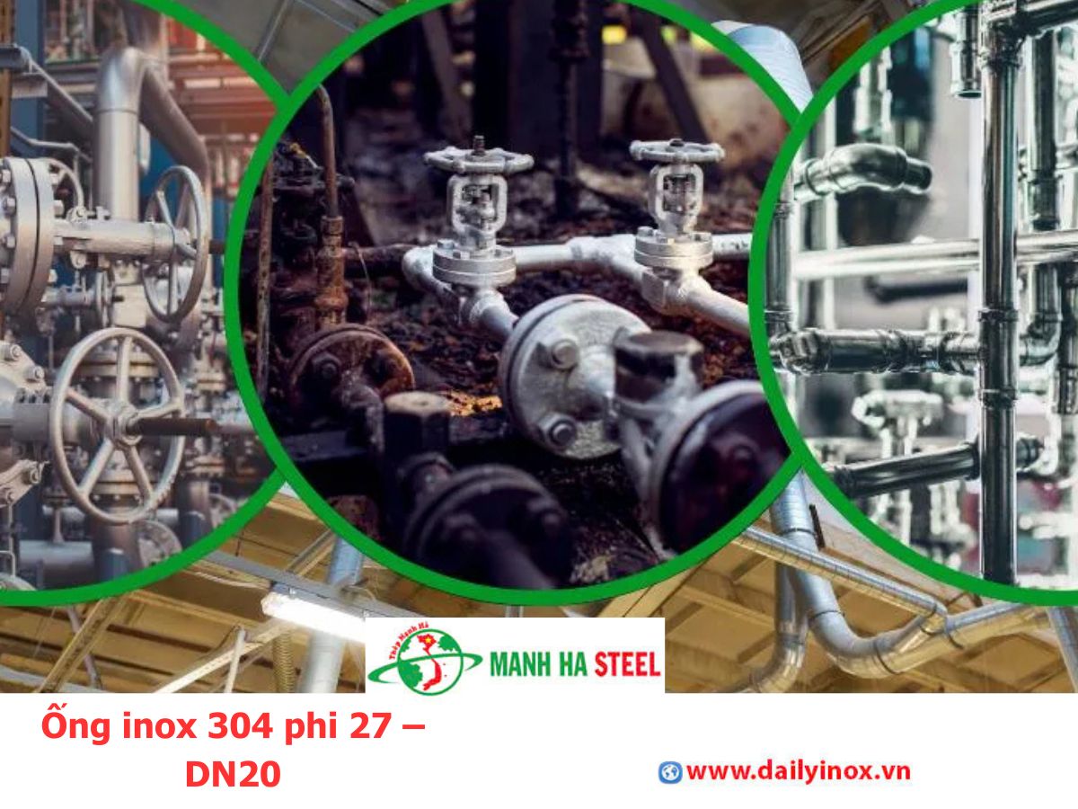 Ống inox 304 phi 27 – DN20
