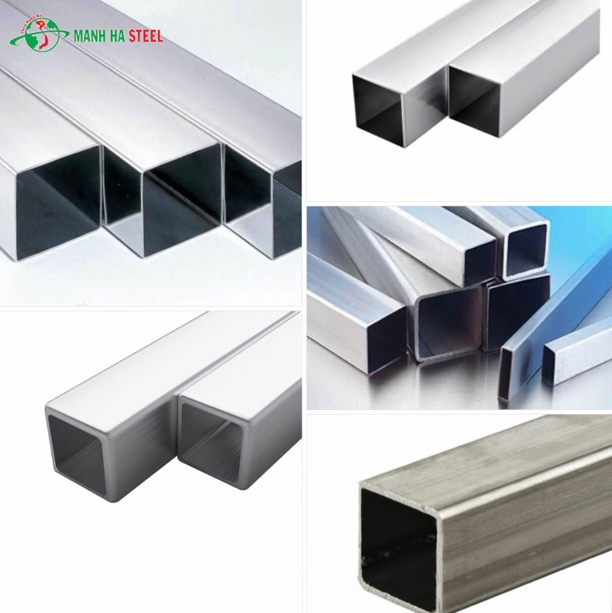 Các loại inox được sử dụng cho ống vuông/hộp