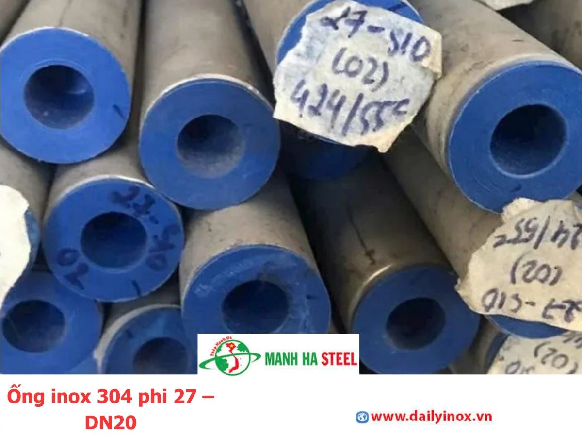 Ống inox 304 phi 27 – DN20
