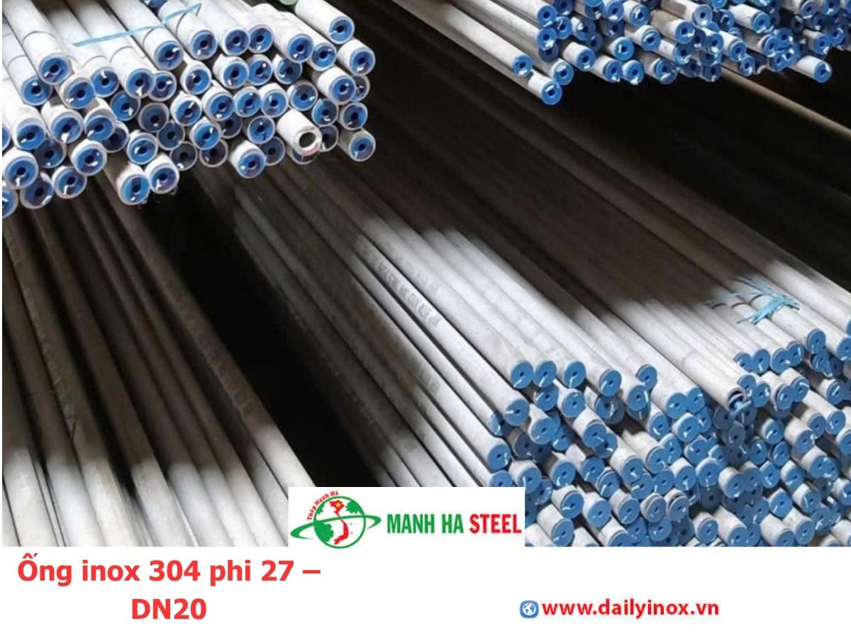 Ống inox 304 phi 27 – DN20