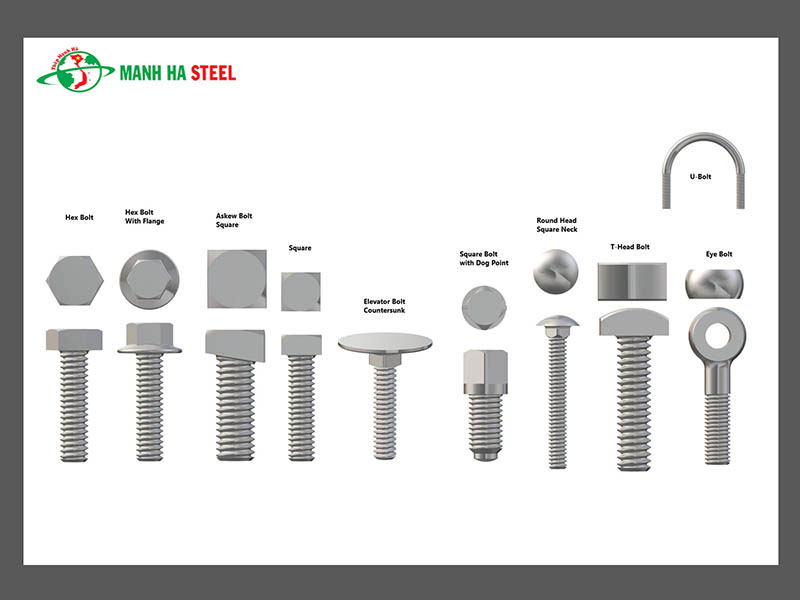 Các loại bulông inox 316 phổ biến