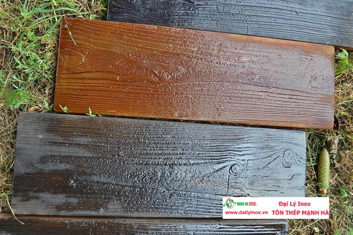 Bê tông giả gỗ làm nhà sàn, nhà thờ, lót sàn, hàng rào | Địa chỉ cung cấp bê tông giả gỗ