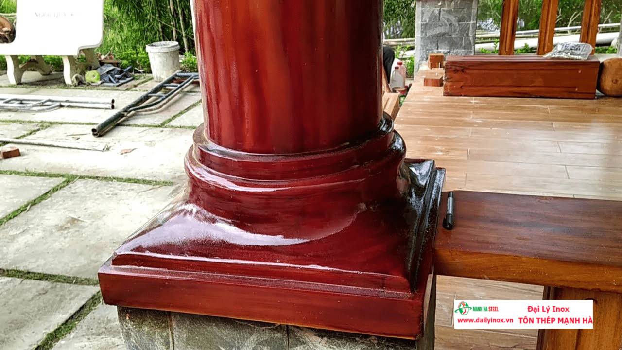 Bê tông giả gỗ làm nhà sàn, nhà thờ, lót sàn, hàng rào | Địa chỉ cung cấp bê tông giả gỗ