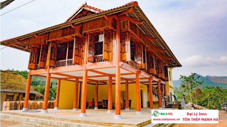 Bê tông giả gỗ làm nhà sàn, nhà thờ, lót sàn, hàng rào | Địa chỉ cung cấp bê tông giả gỗ