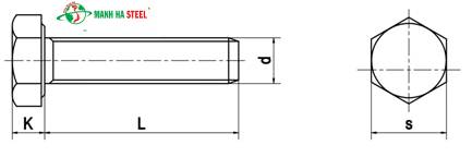 Bu lông cấp bền 4.8, 5.6