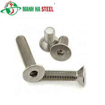 BU LÔNG LỤC GIÁC CHÌM ĐẦU BẰNG INOX 201, 304 DIN 7991