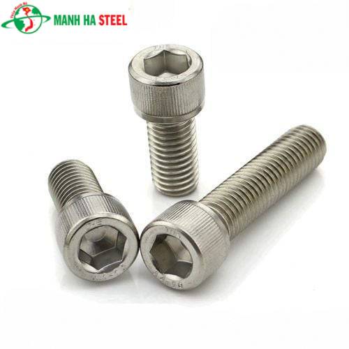 BU LÔNG LỤC GIÁC CHÌM ĐẦU TRỤ INOX 304, 201 DIN 912