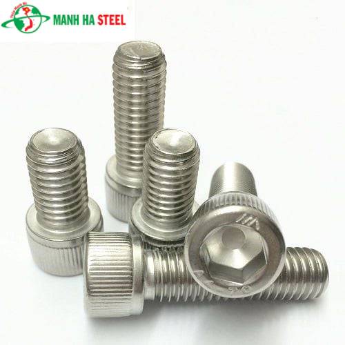 BU LÔNG LỤC GIÁC CHÌM ĐẦU TRỤ INOX 304, 201 DIN 912
