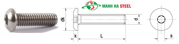 Bu lông lục giác chìm