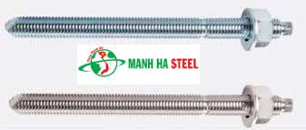 BU LÔNG HÓA CHẤT (THANH REN HÓA CHẤT) THÉP, INOX