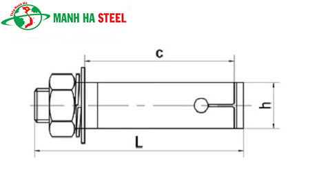 Bu lông nở (tắc kê nở) inox 316