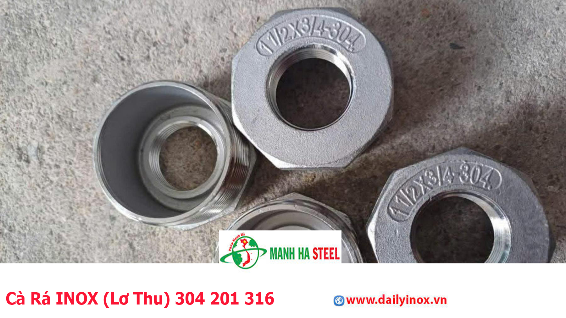 Cà Rá INOX (Lơ Thu) 304 201 316