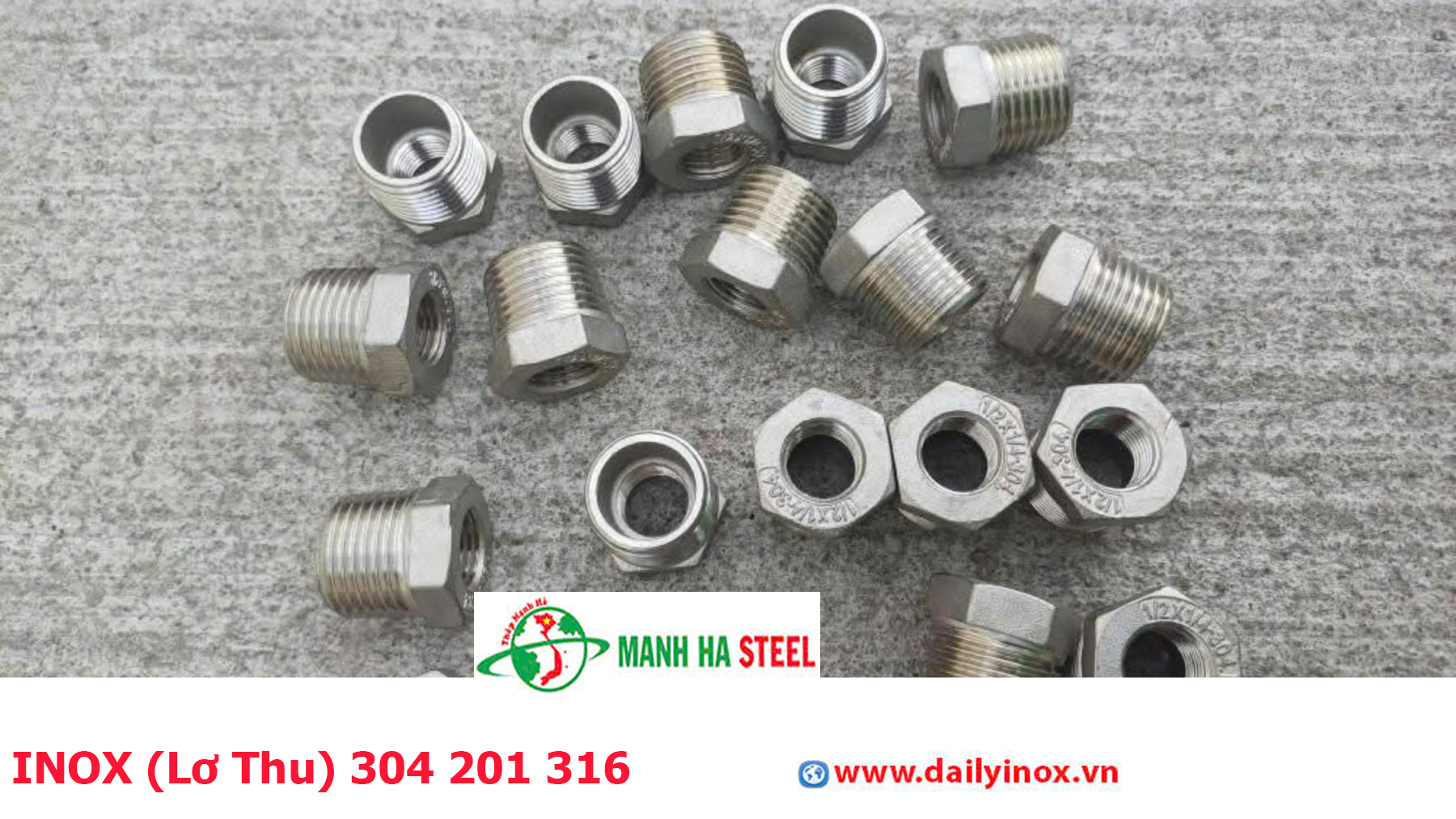 Cà Rá INOX (Lơ Thu) 304 201 316