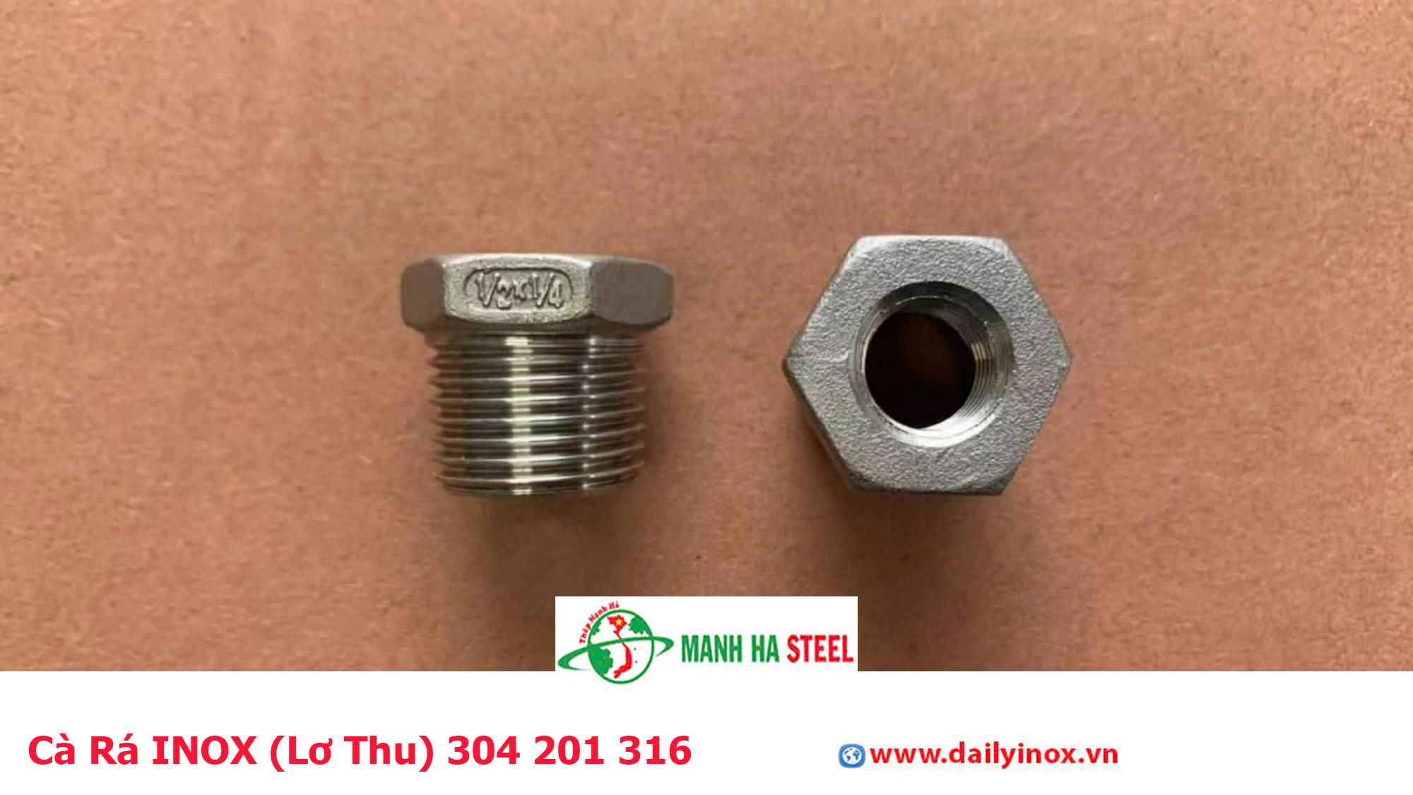 Cà Rá INOX (Lơ Thu) 304 201 316