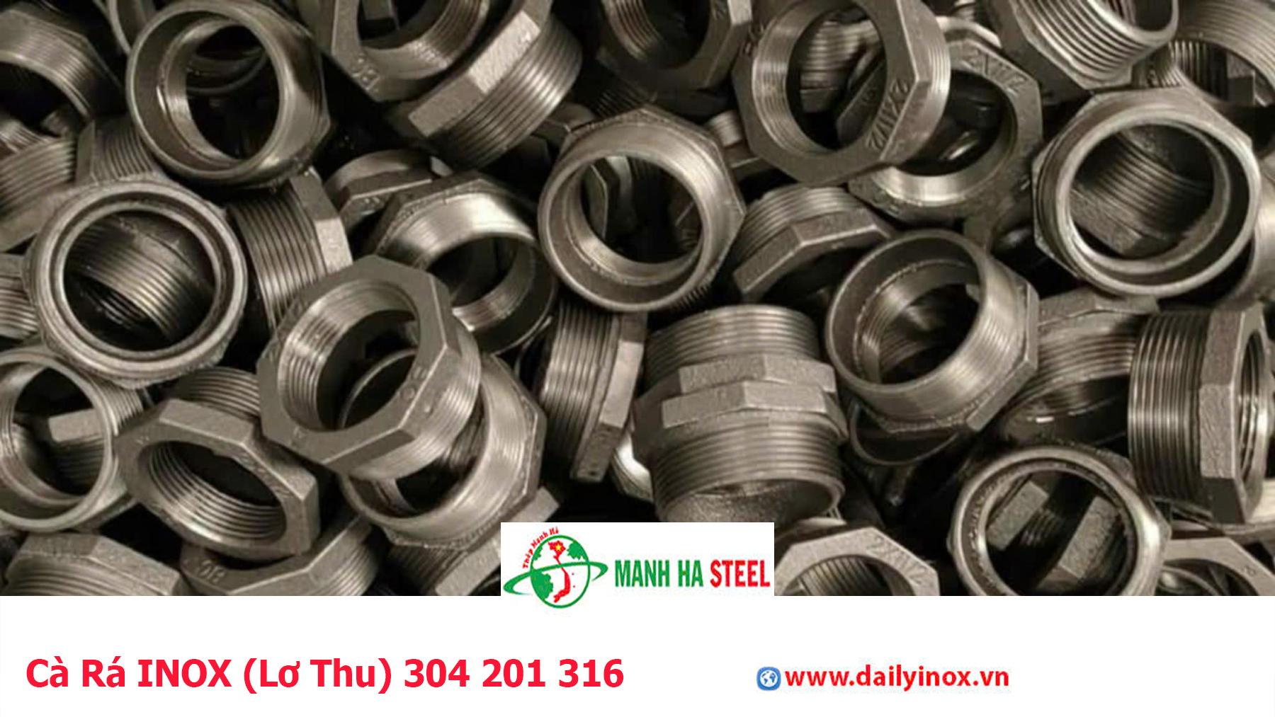 Cà Rá INOX (Lơ Thu) 304 201 316