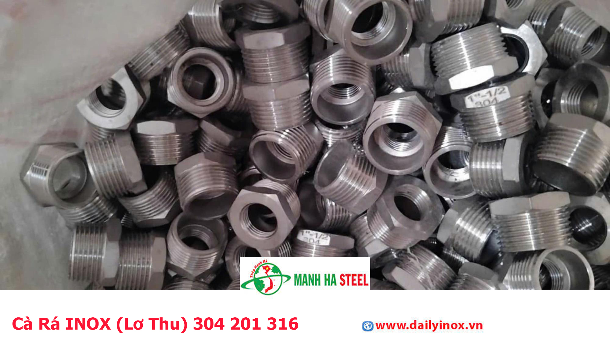 Cà Rá INOX (Lơ Thu) 304 201 316
