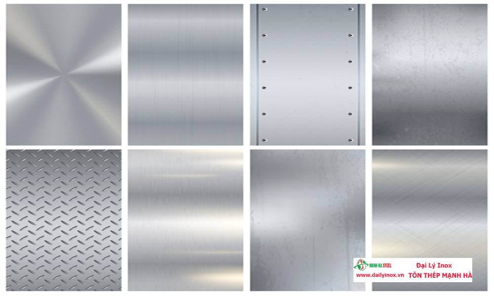 Các loại bề mặt inox phổ biến trên thị trường hiện nay