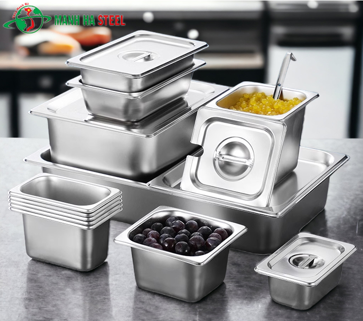 Các loại thép không gỉ thường được sử dụng phổ biến trong nhà bếp