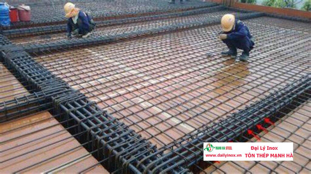 Các loại thép xây dựng được sử dụng phổ biến nhất hiện nay