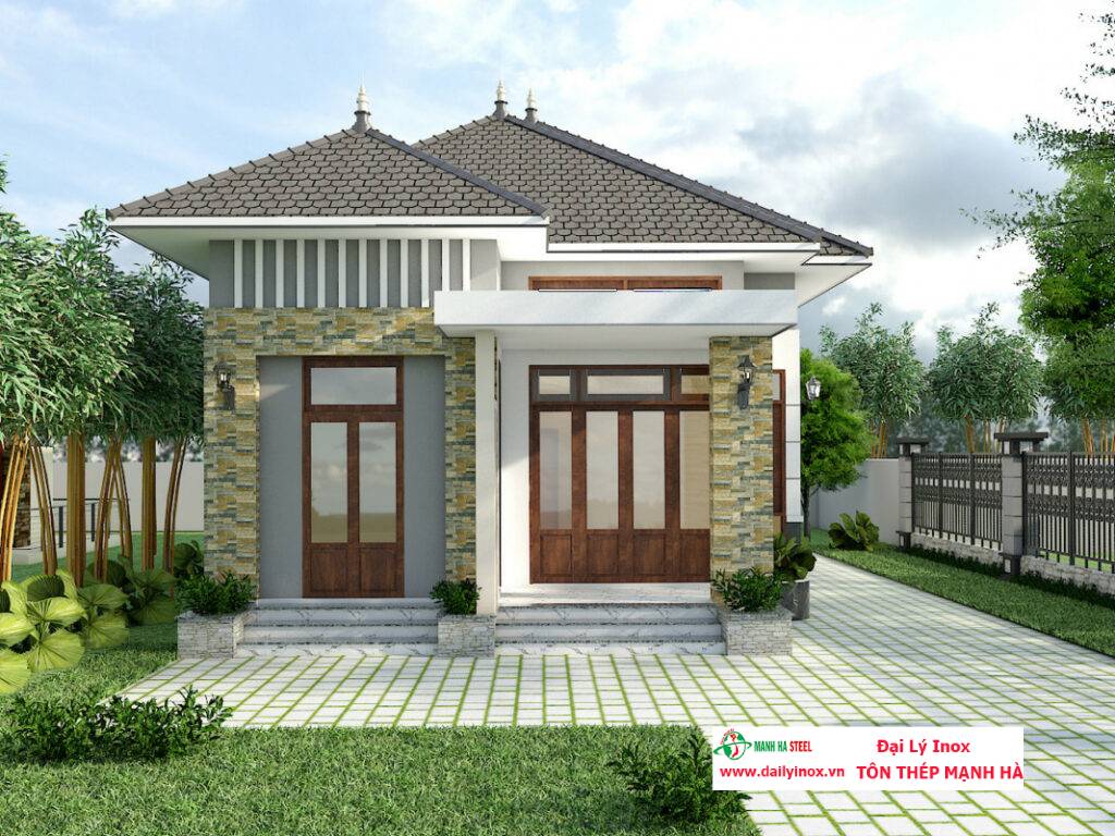 Các mẫu nhà cấp 4 đẹp giá 400 triệu khiến bạn mê mẩn