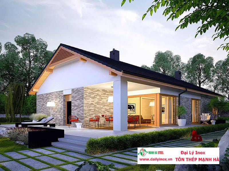 Các mẫu nhà cấp 4 đẹp giá 400 triệu khiến bạn mê mẩn