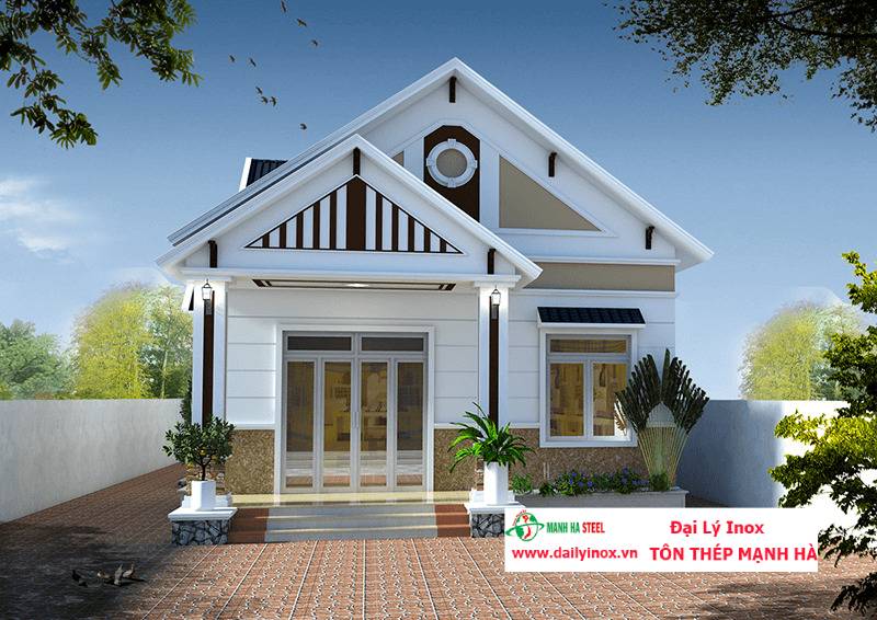 Các mẫu nhà cấp 4 đẹp giá 400 triệu khiến bạn mê mẩn