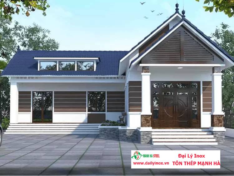 Các mẫu nhà cấp 4 đẹp giá 400 triệu khiến bạn mê mẩn