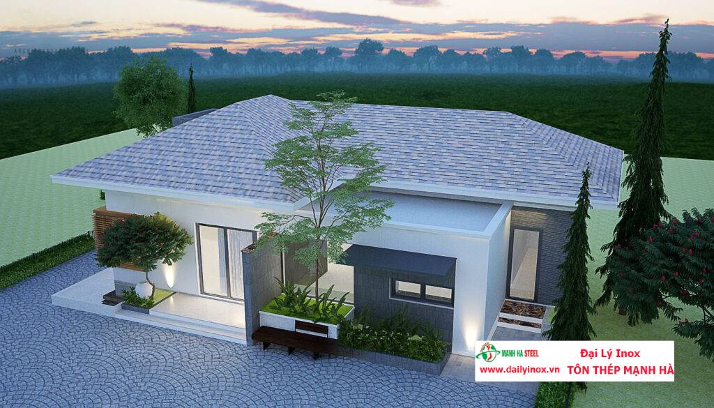 Các mẫu nhà cấp 4 đẹp giá 400 triệu khiến bạn mê mẩn