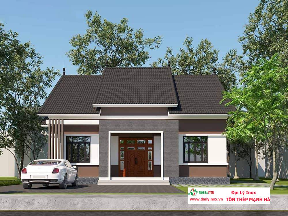 Các mẫu nhà cấp 4 đẹp giá 400 triệu khiến bạn mê mẩn