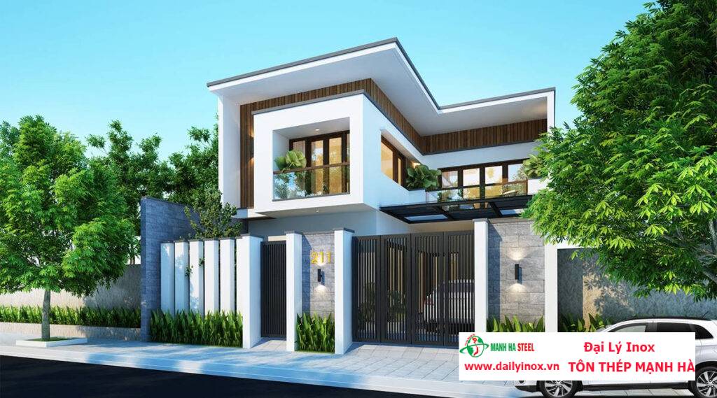 Các mẫu nhà đẹp 2 tầng 800 triệu nên tham khảo xây dựng