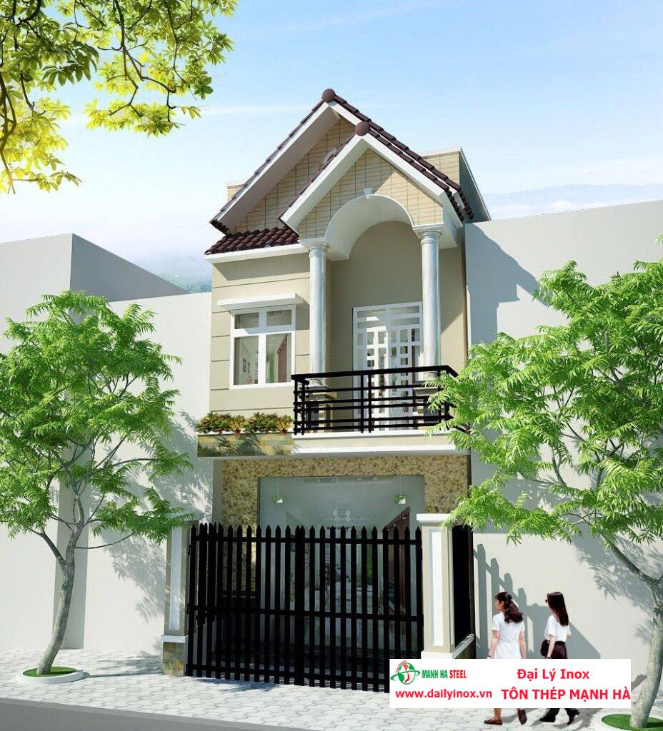 Các mẫu nhà đẹp 2 tầng 800 triệu nên tham khảo xây dựng