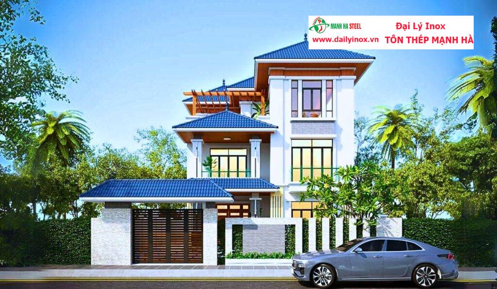 Các mẫu nhà mái thái đẹp, sang trọng và hiện đại nhất 2025