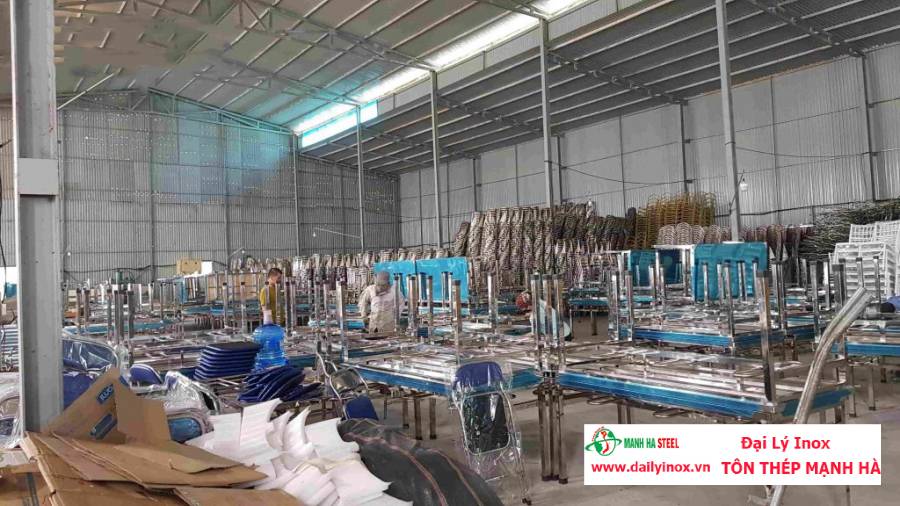 Cách bảo quản inox tại công trường thi công