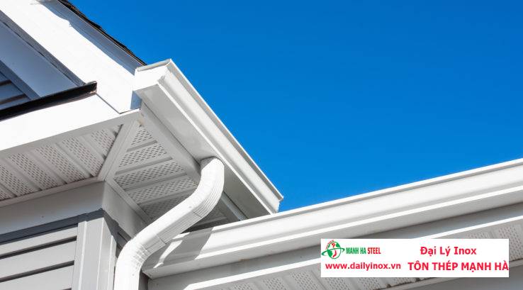Cách lắp đặt máng xối inox chống dột hiệu quả