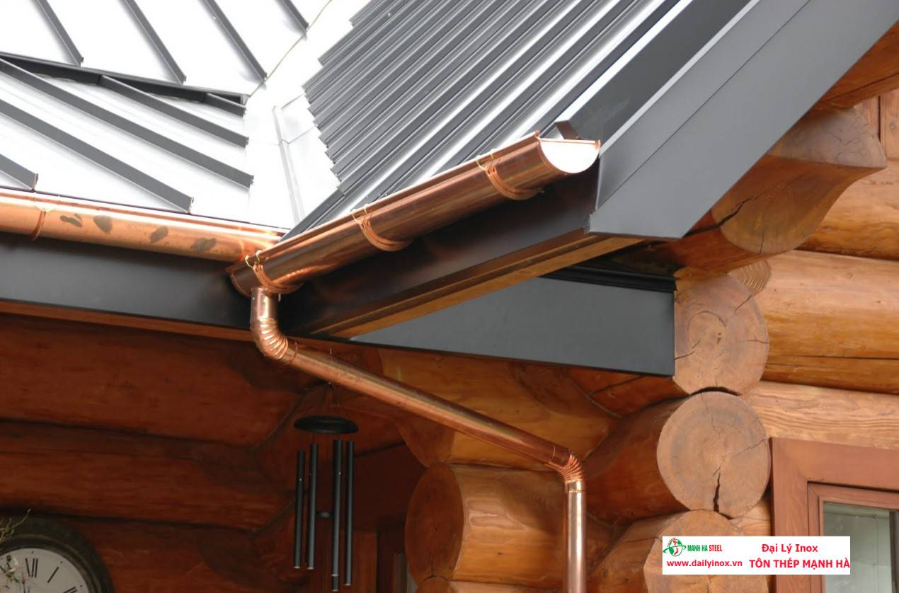 Cách lắp đặt máng xối inox chống dột hiệu quả