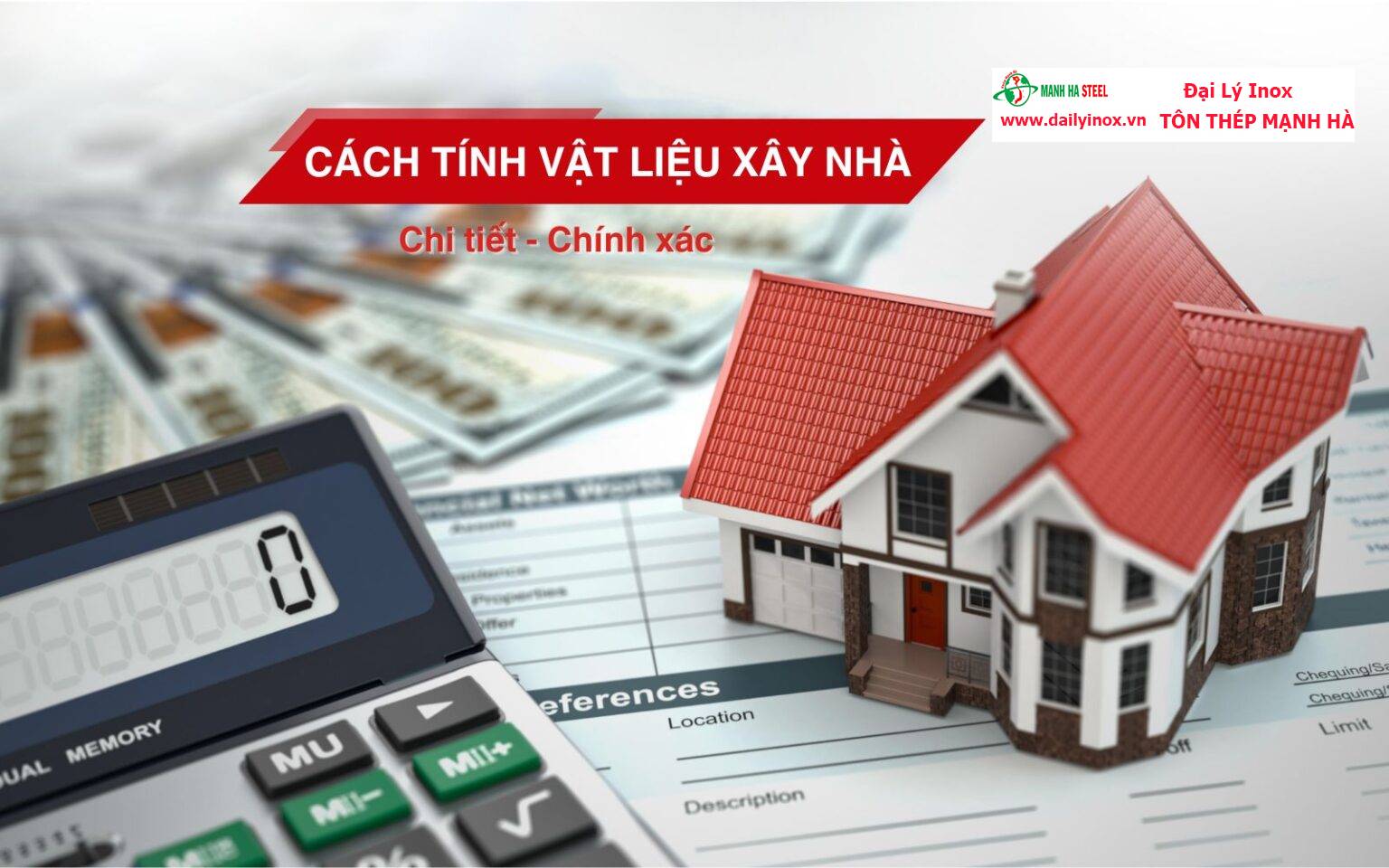 Cách tính vật liệu xây nhà hiệu quả và tiết kiệm