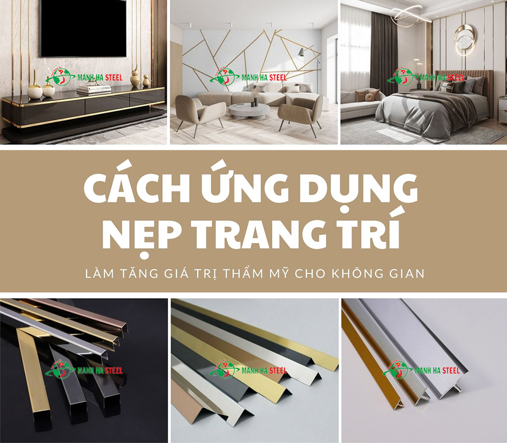Nẹp inox trang trí