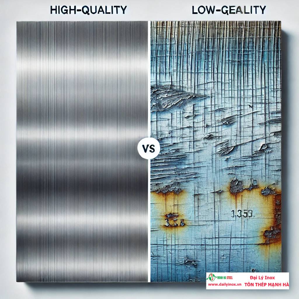 Cảnh báo inox giả, kém chất lượng trên thị trường