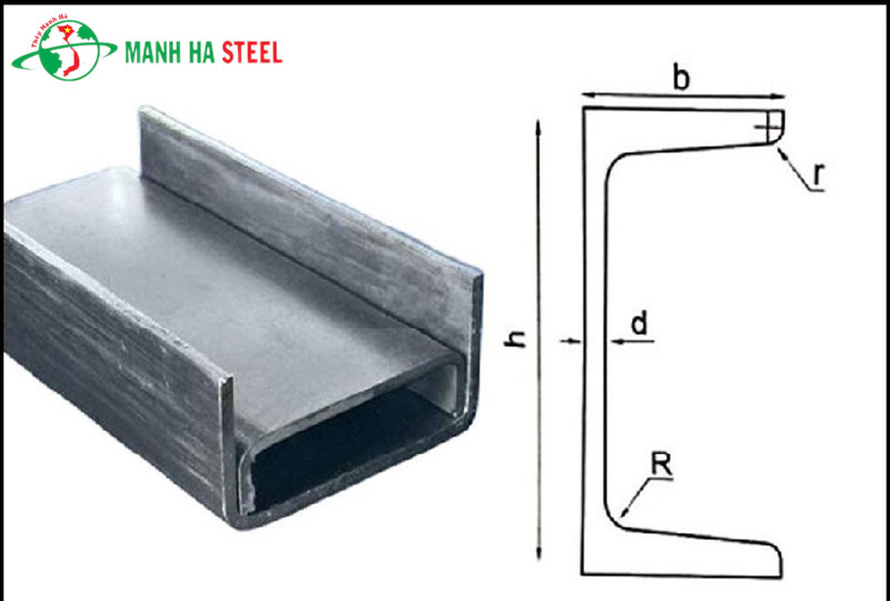 Đặc Điểm Kỹ Thuật Của U Đúc Inox 304UD (200x100x10.0x6m)