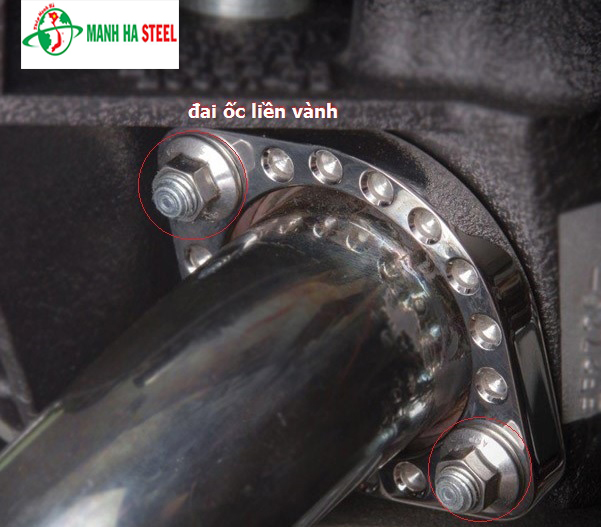 Êcu liền long đen inox