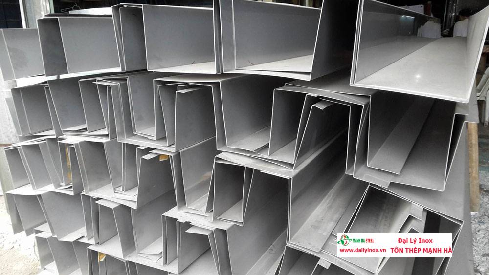 Gia công máng xối inox theo bản vẽ kỹ thuật