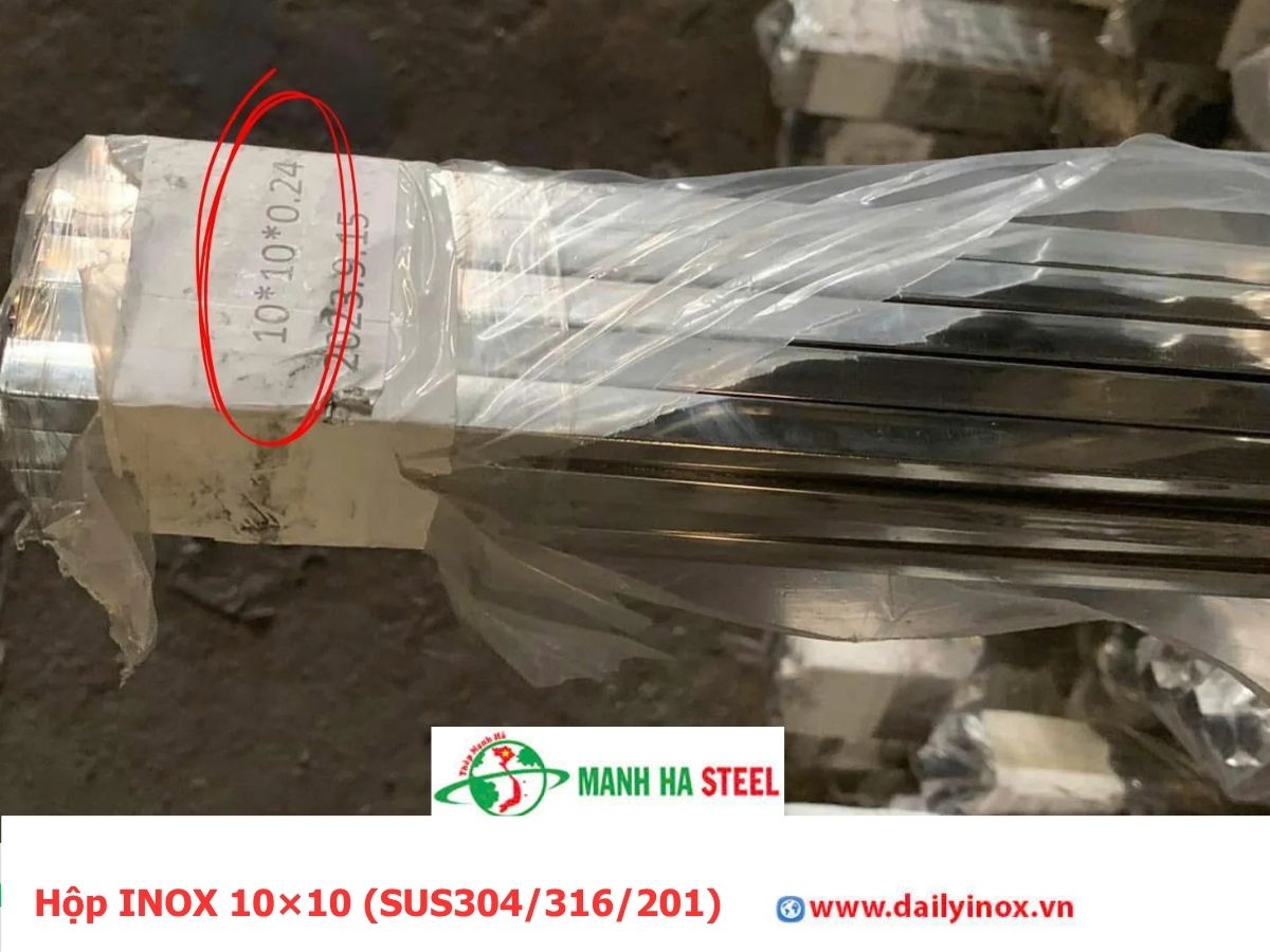 Hộp INOX 10×10 (SUS304/316/201)