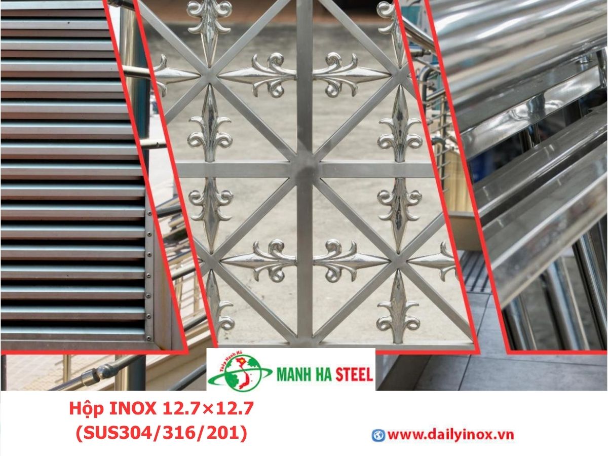 Hộp INOX 12.7×12.7 (SUS304/316/201)
