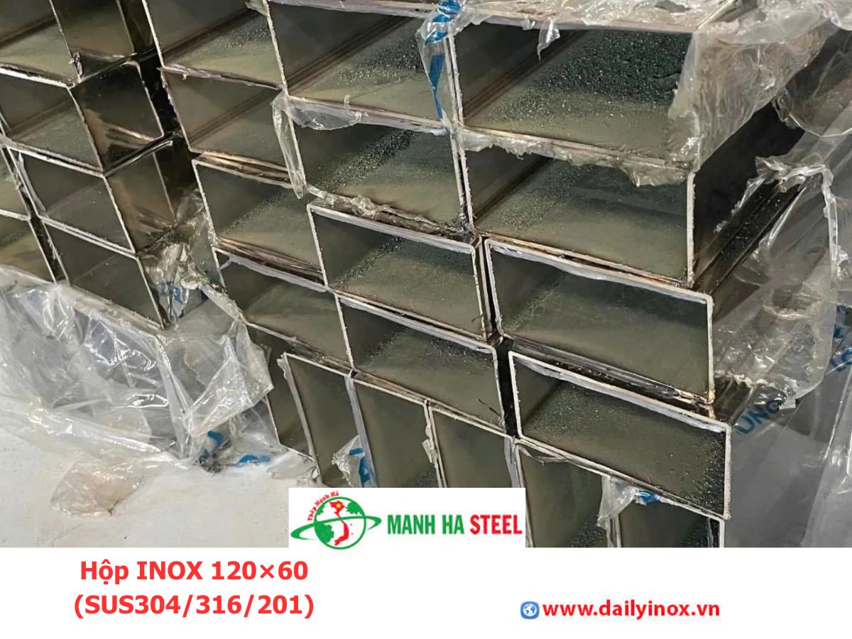 Hộp INOX 120×60 (SUS304/316/201)