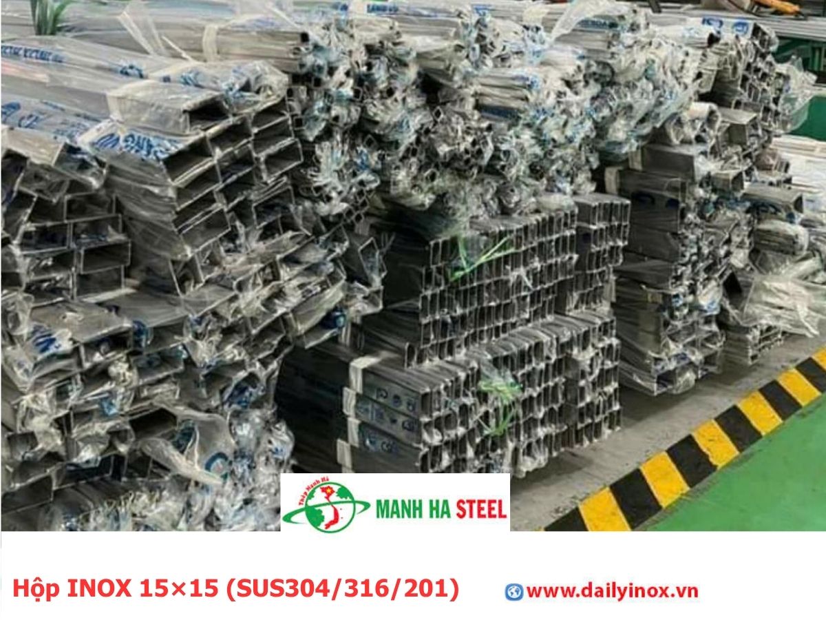 Hộp INOX 15×15 (SUS304/316/201)
