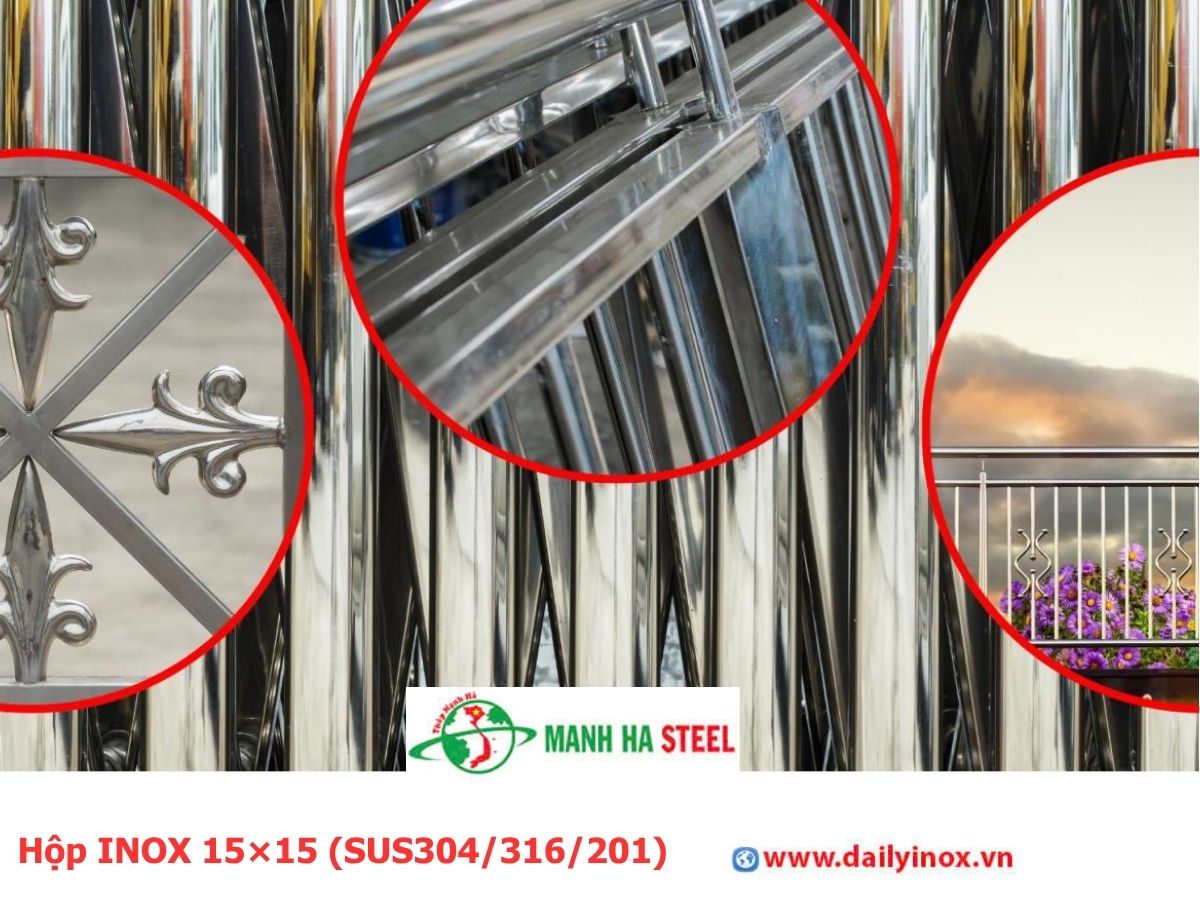 Hộp INOX 15×15 (SUS304/316/201)