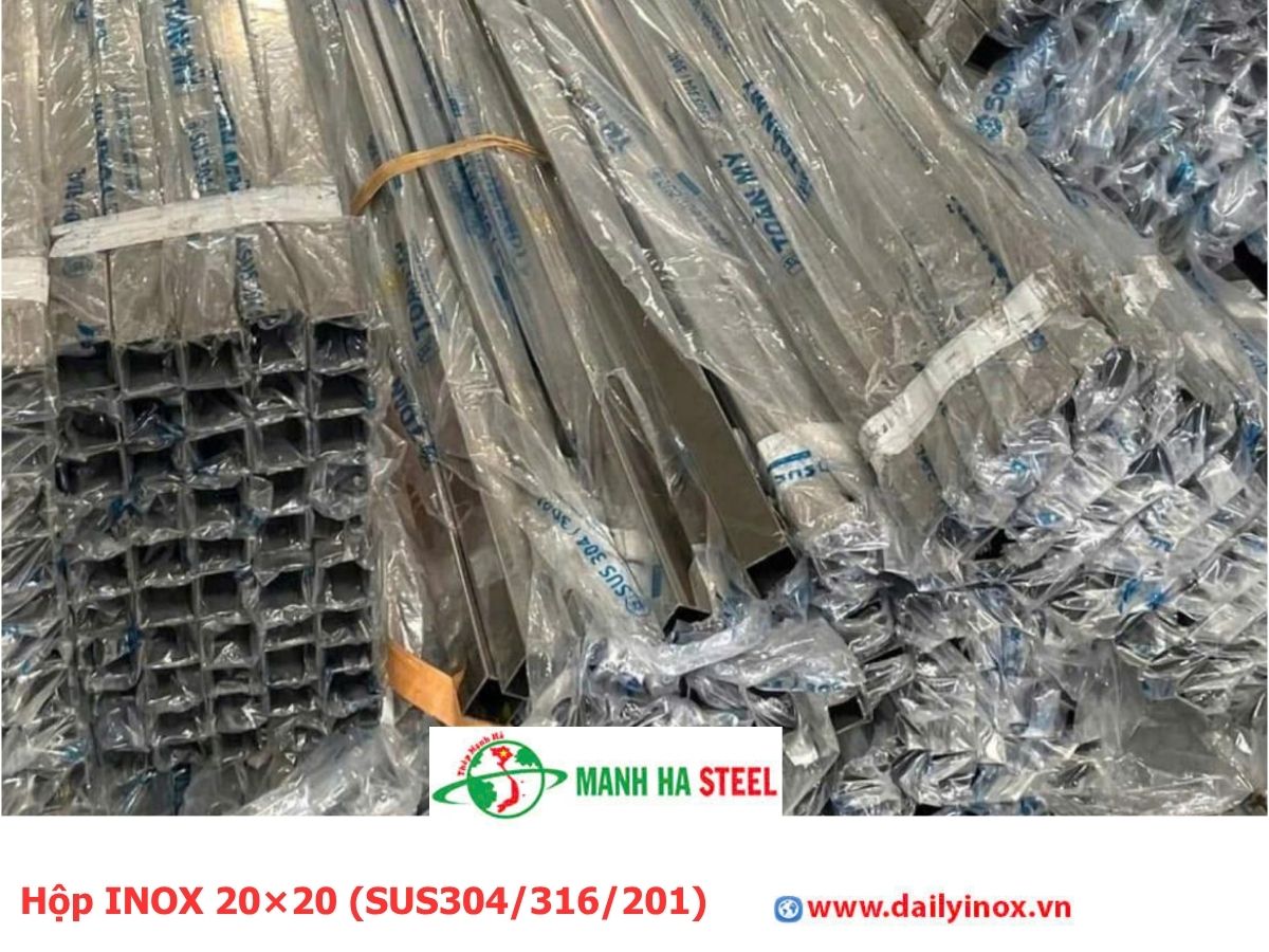 Hộp INOX 20×20 (SUS304/316/201)