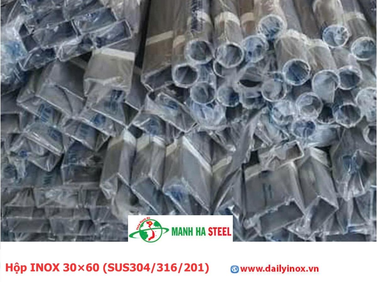 Hộp INOX 30×60 (SUS304/316/201)