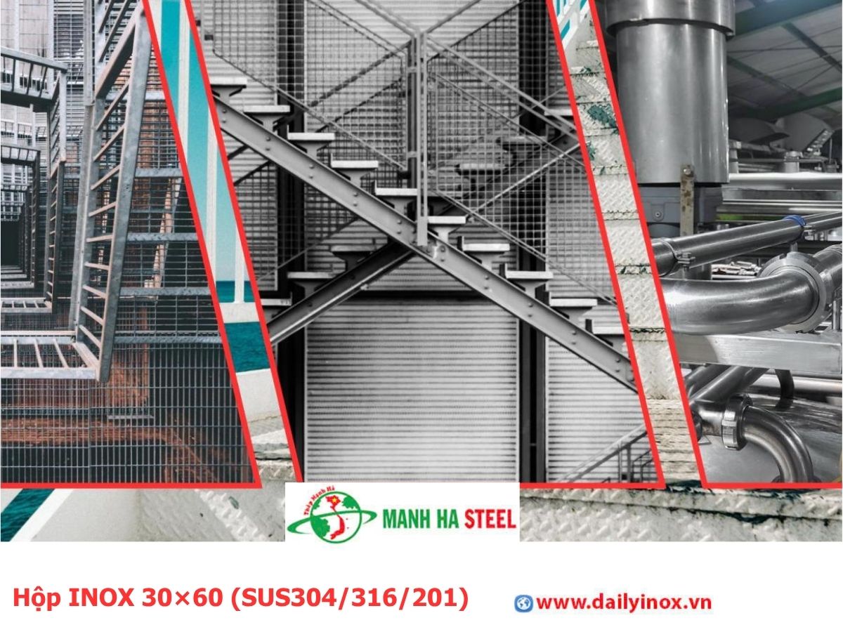 Hộp INOX 30×60 (SUS304/316/201)